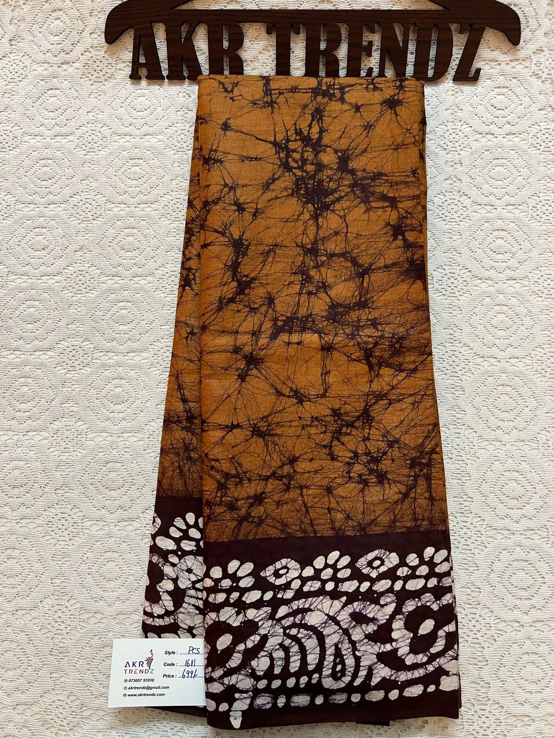 Pure cotton batik sarees