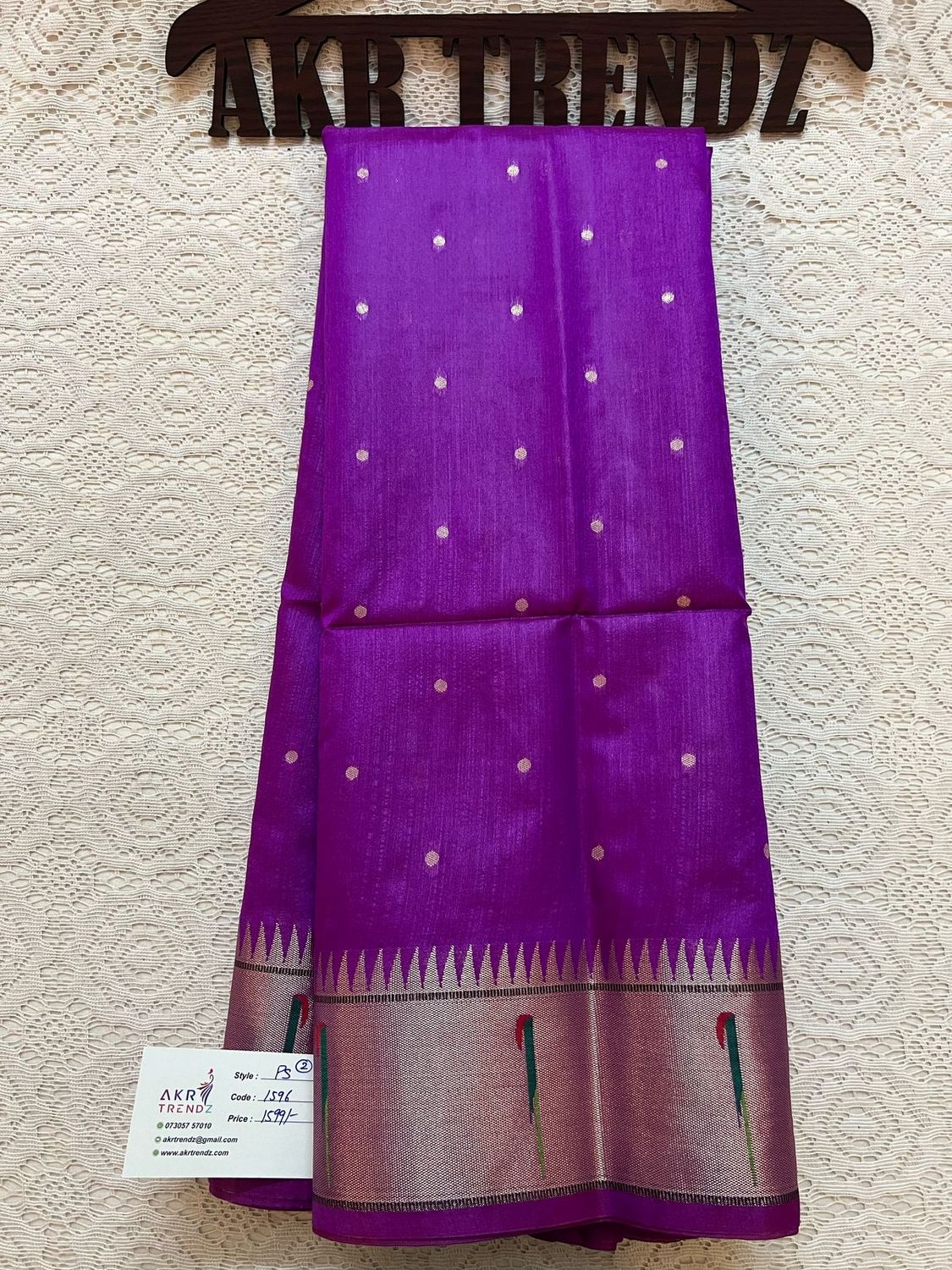 Paithani soft silk sarees​