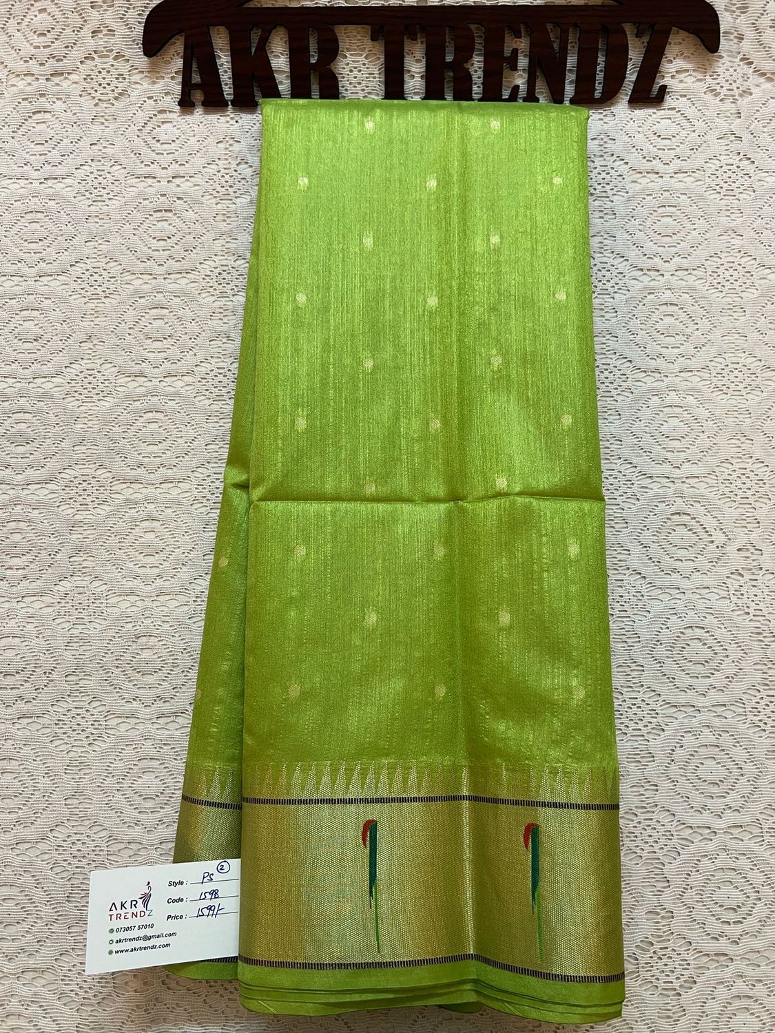 Paithani soft silk sarees​
