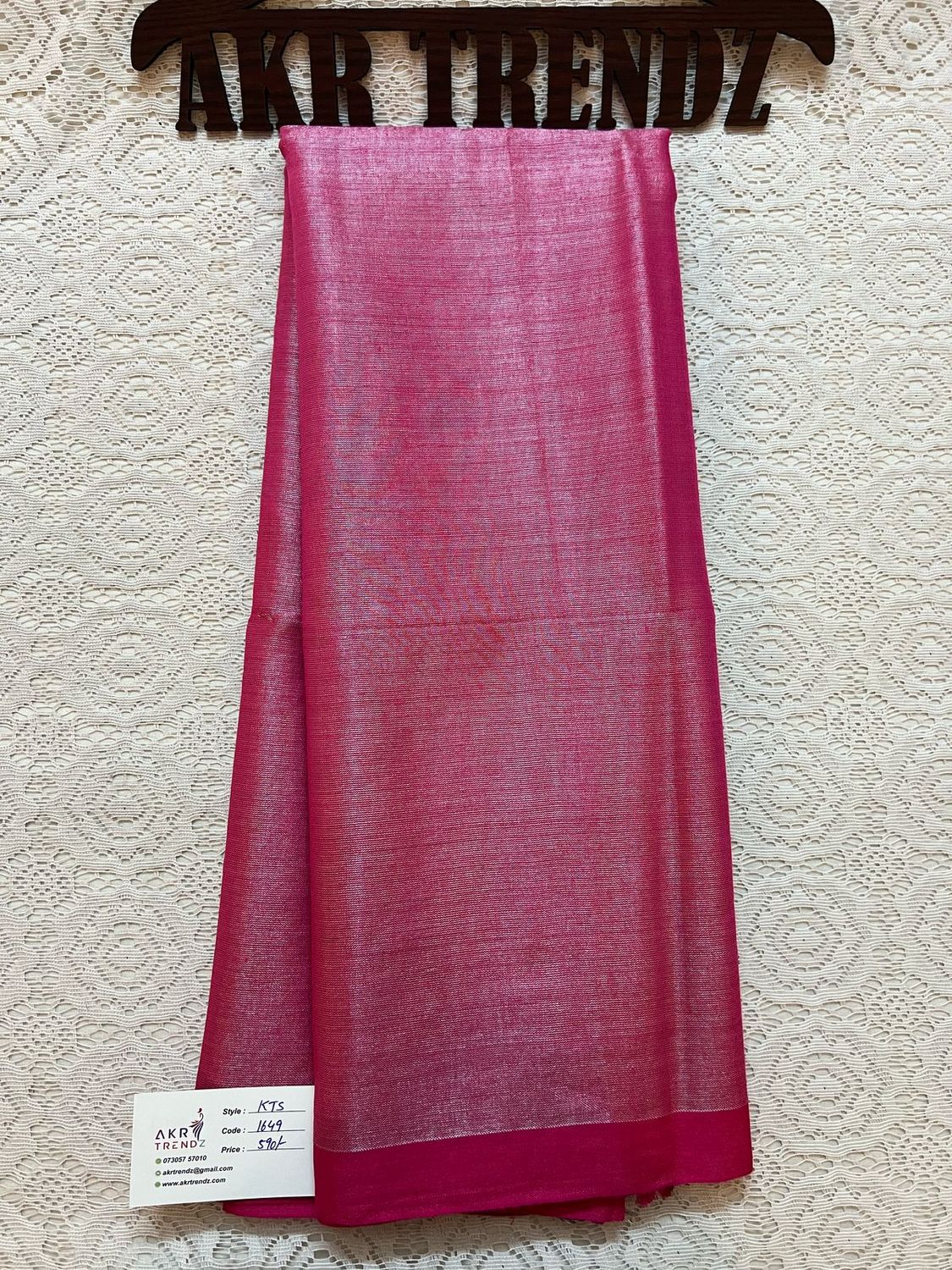 Khadi Tissue silk sarees​