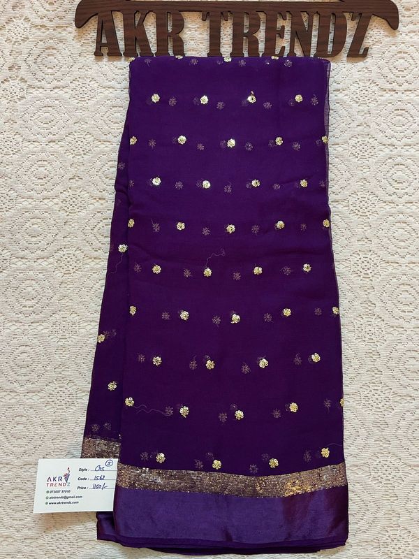 Sequence Georgette sarees