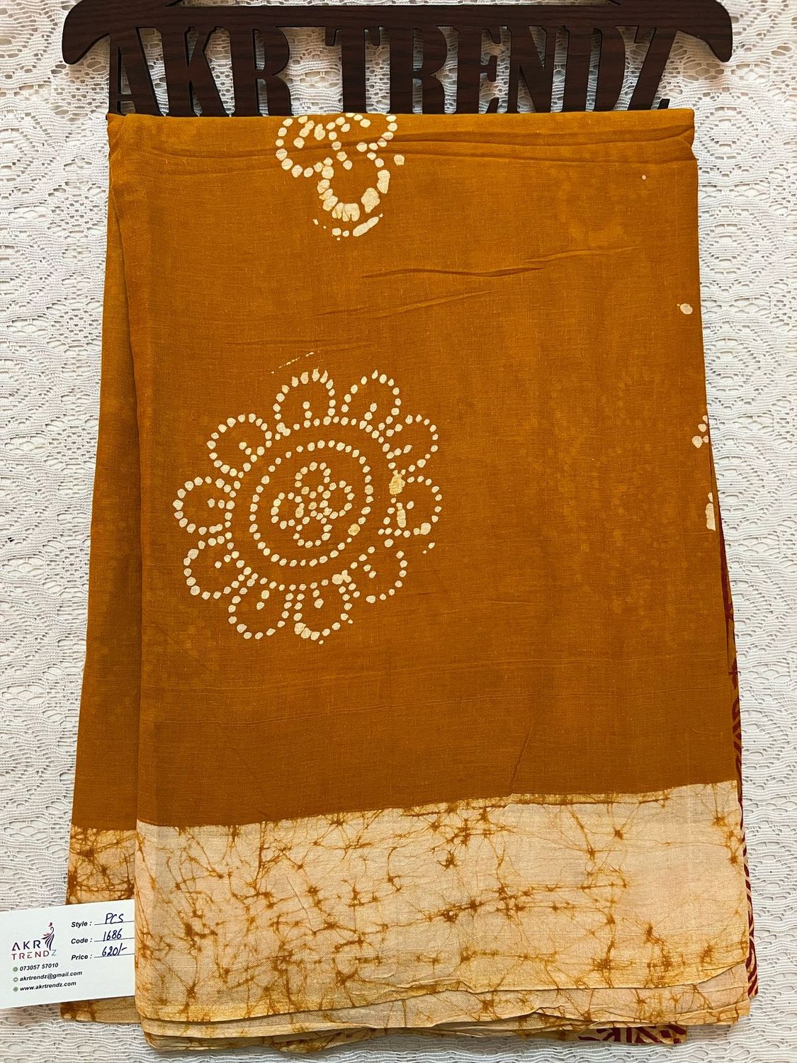 Pure cotton Batik sarees