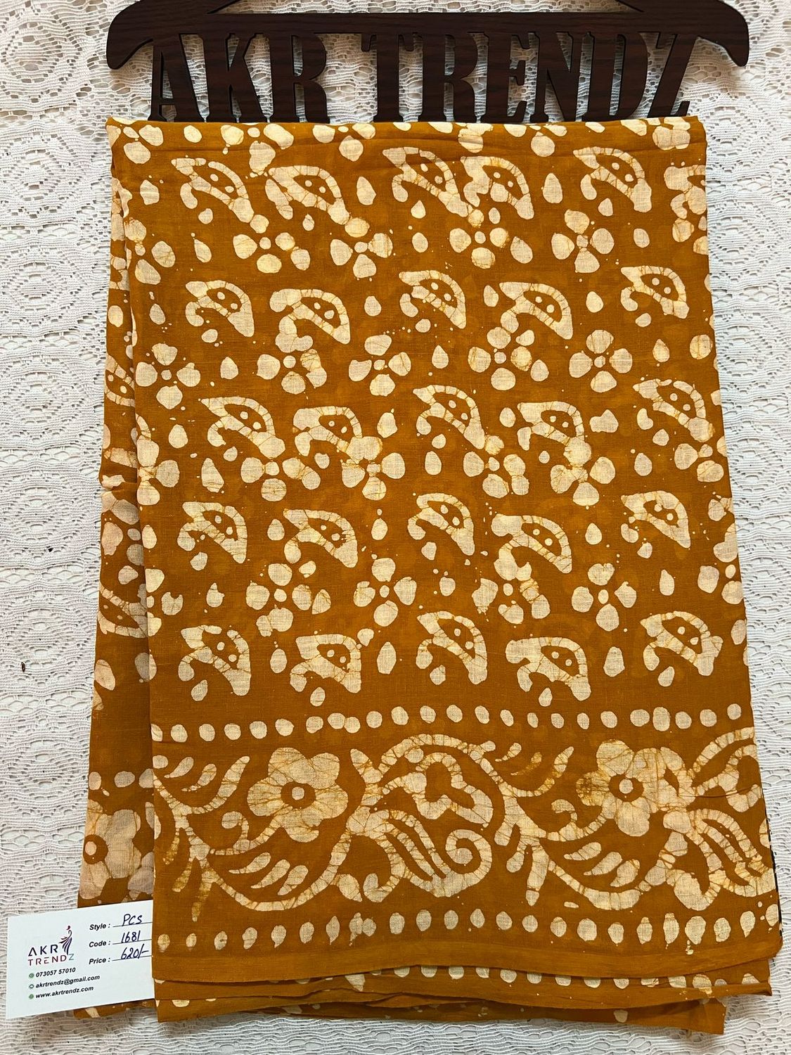 Pure cotton Batik sarees