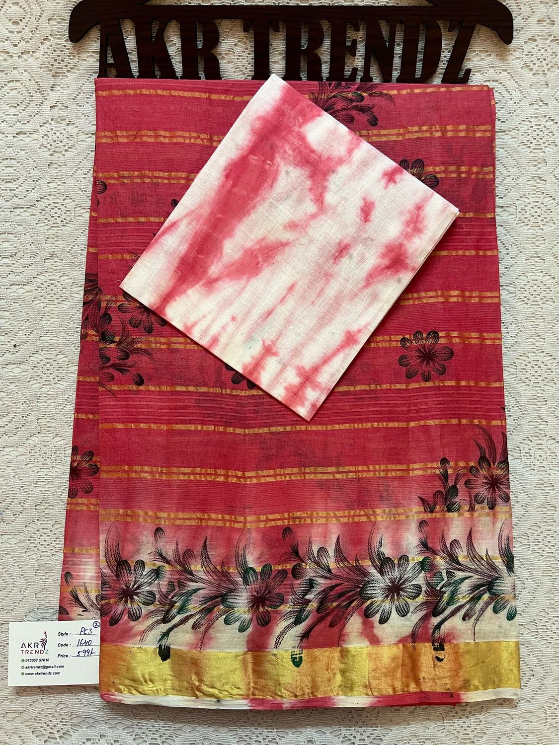 Summer pure cotton sarees