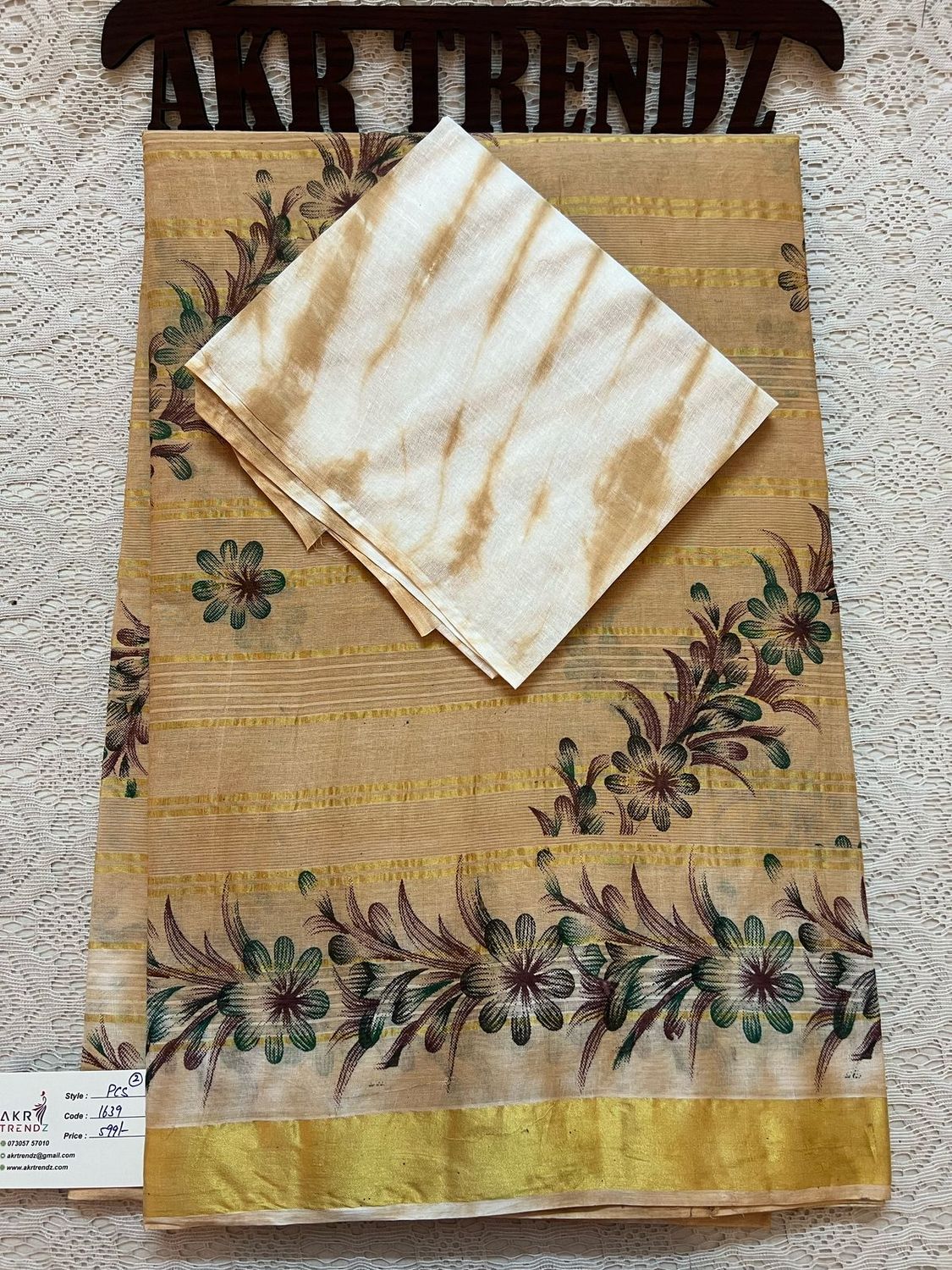 Summer pure cotton sarees​