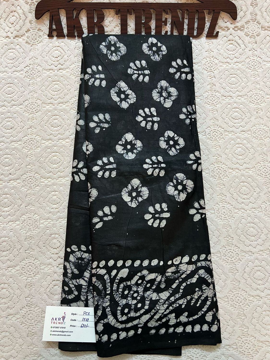 Pure cotton batik sarees