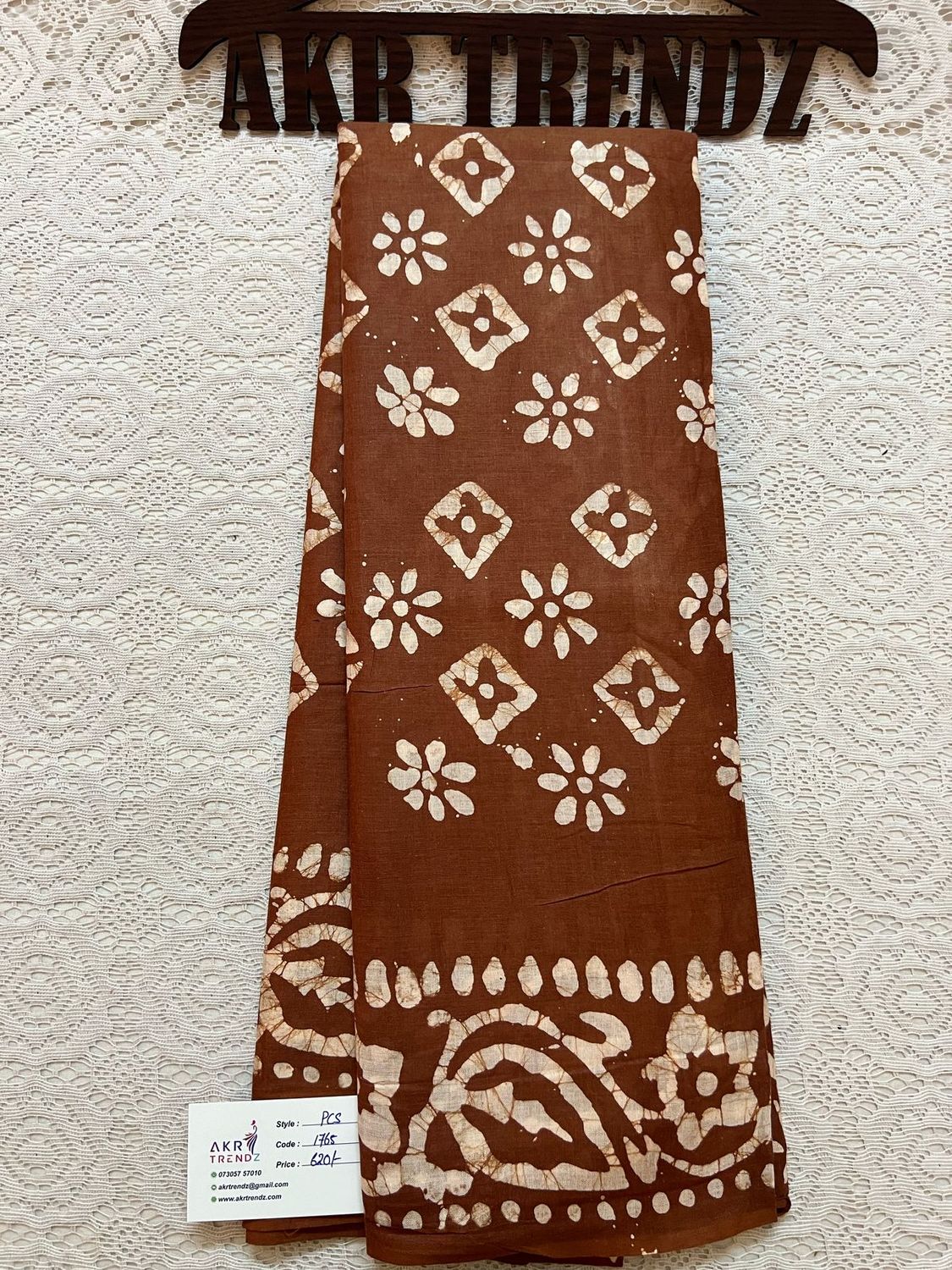 Pure cotton batik sarees