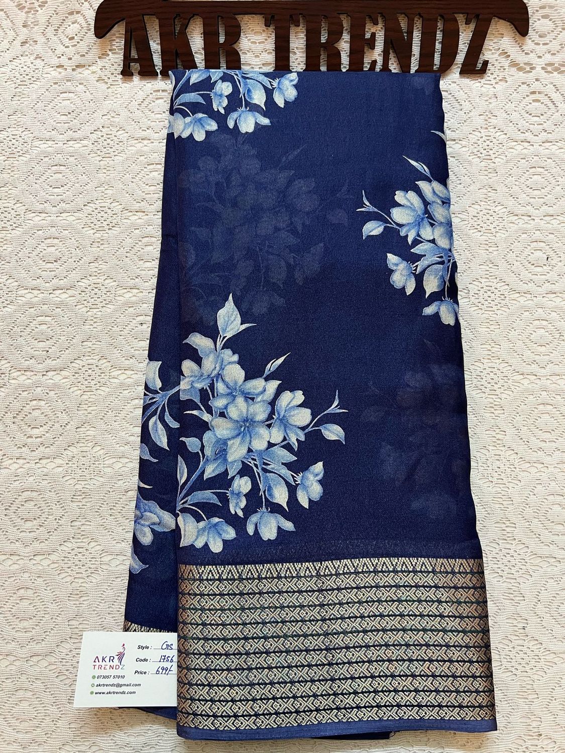 ​Fancy Border Georgette sarees​