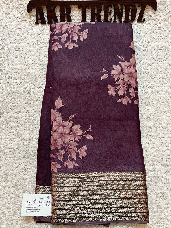 ​Fancy Border Georgette sarees​