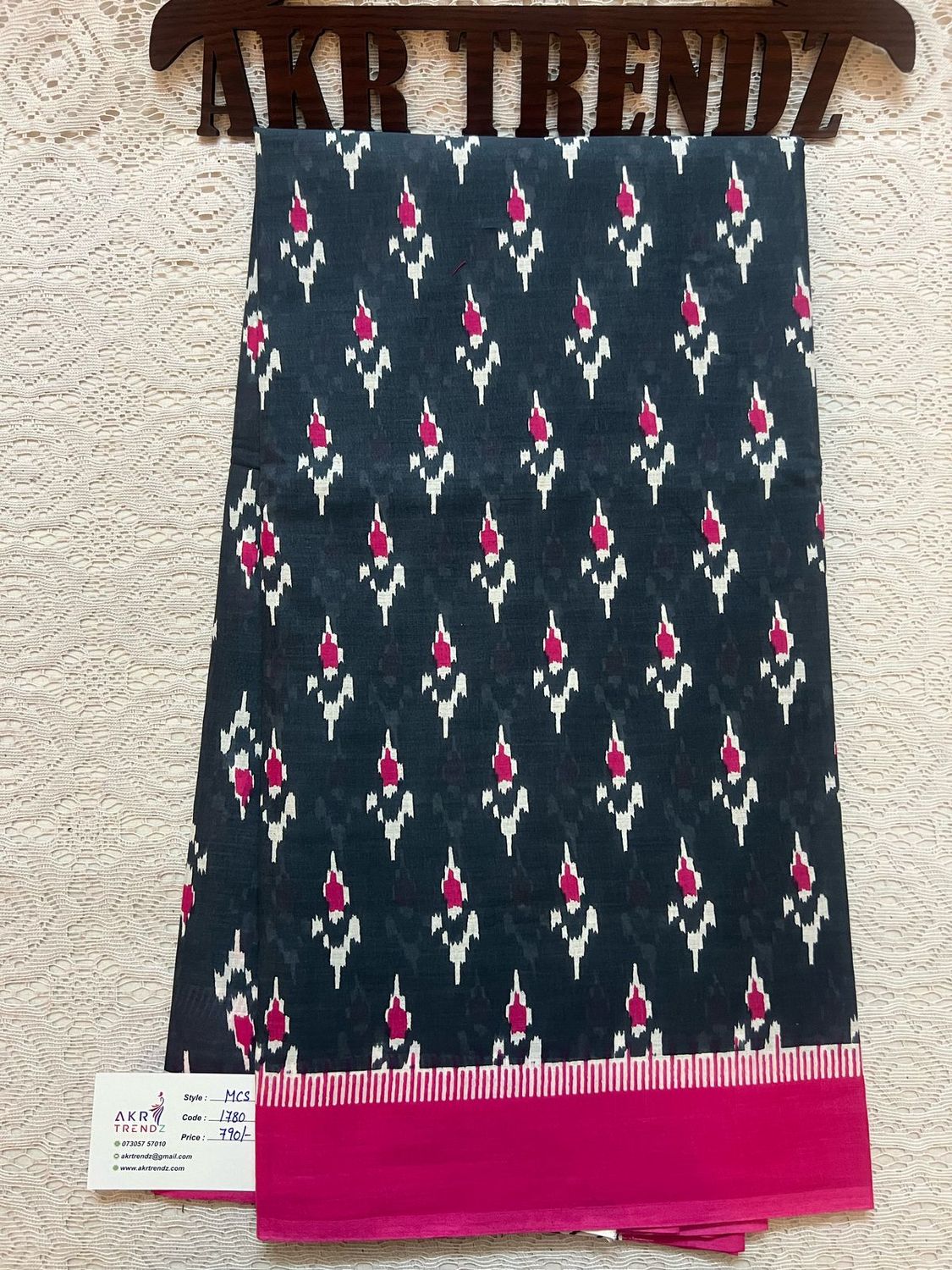Mul cotton saree