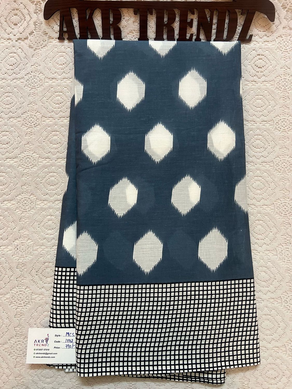 Mul cotton saree