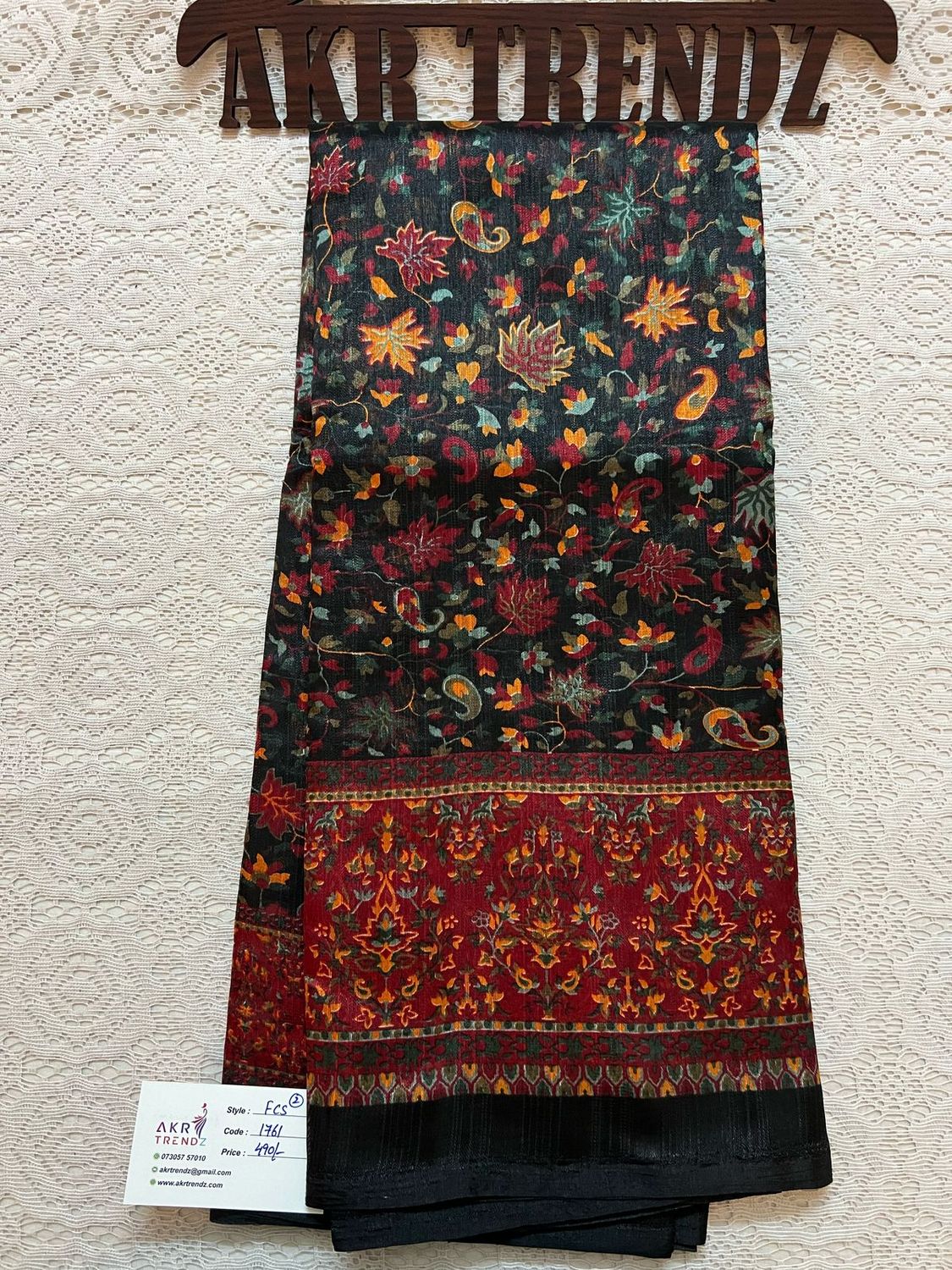 Printed silk sarees​