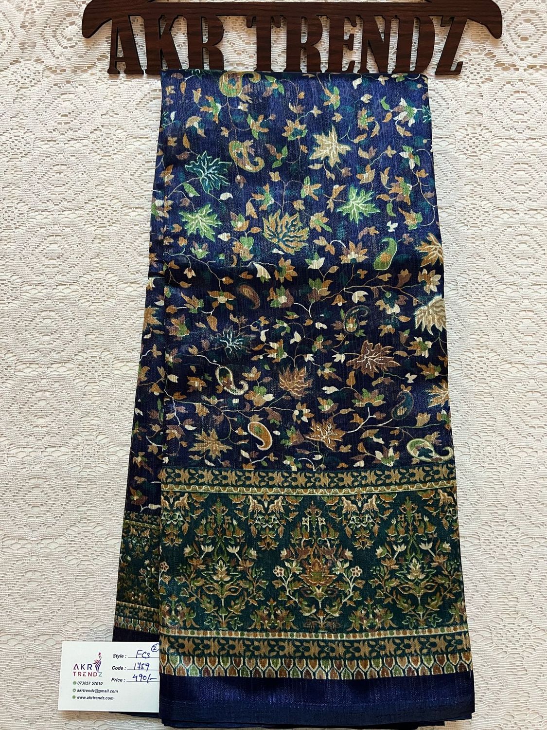 Printed silk sarees​