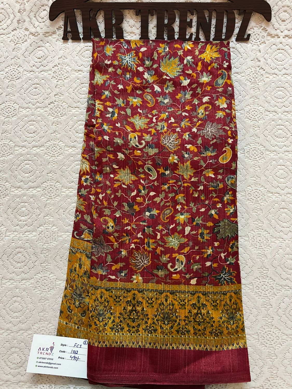 Printed silk sarees​