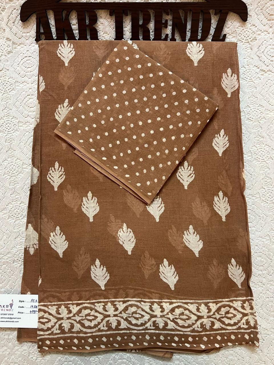 ​Pure cotton sarees