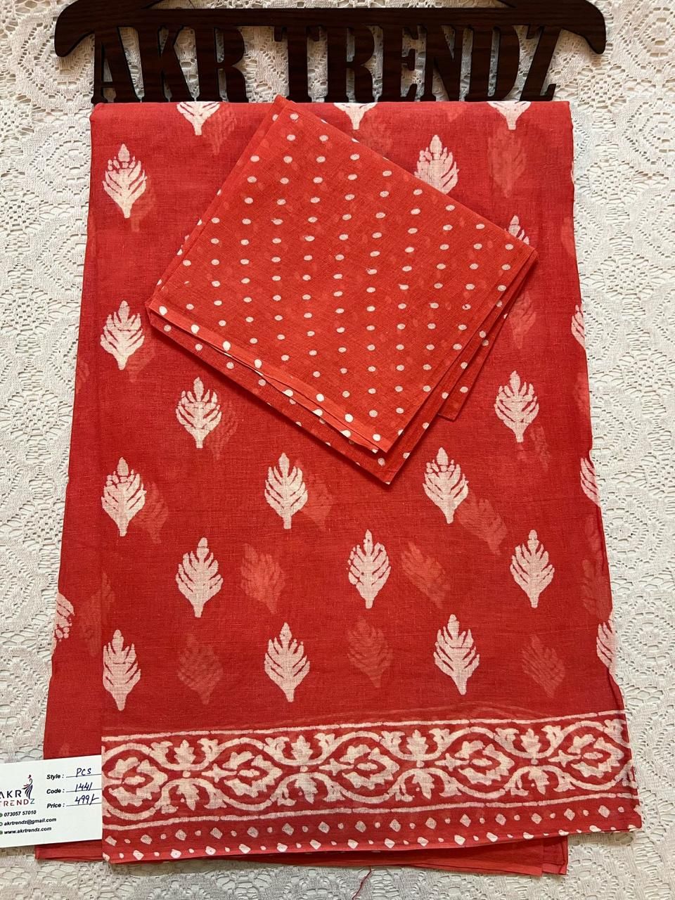 ​Pure cotton sarees