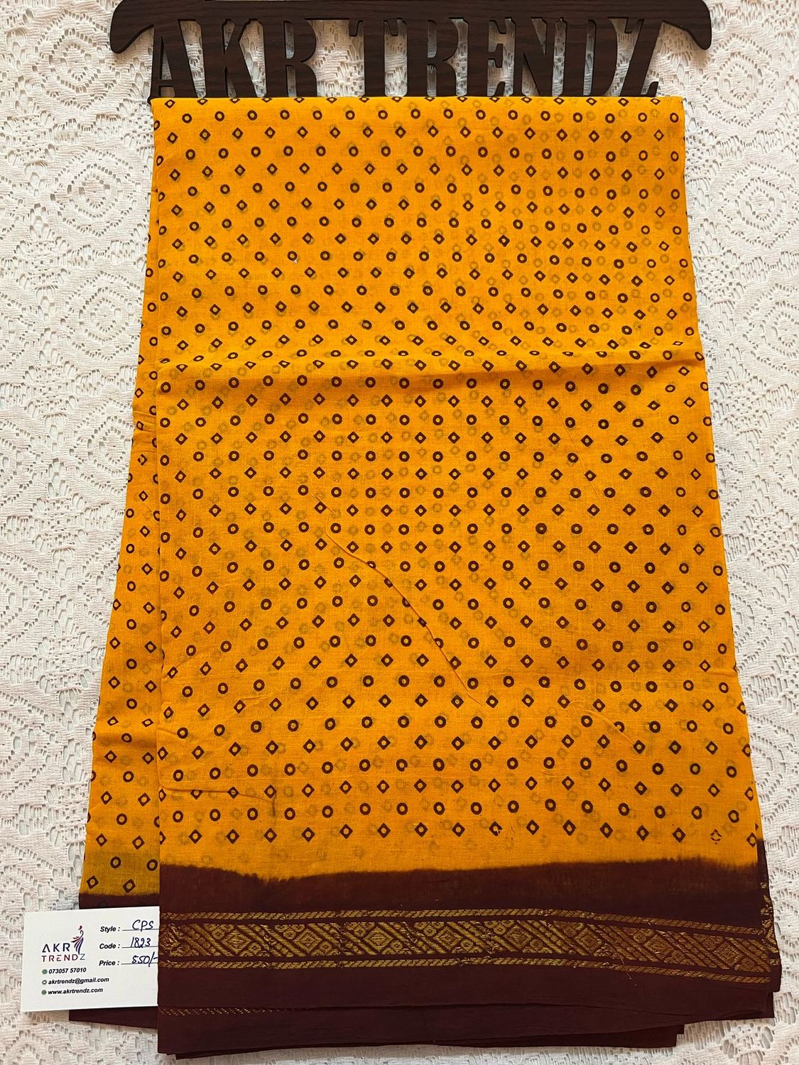 Sungudi cotton sarees​
