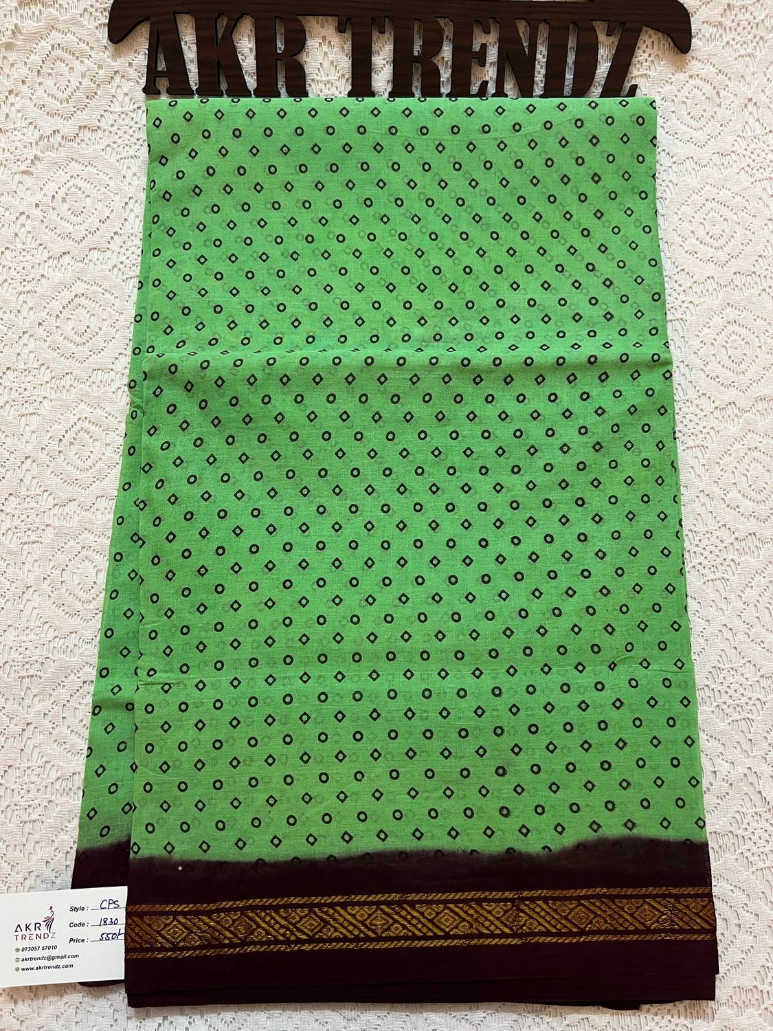 Sungudi cotton sarees​