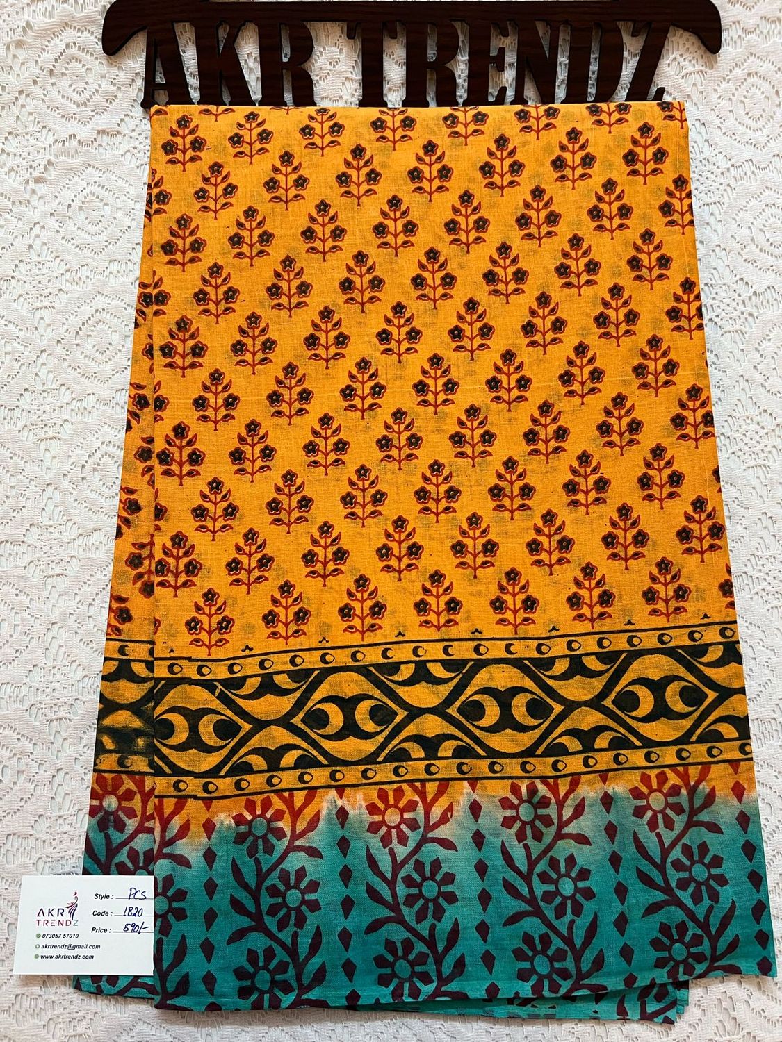 Summer cotton sarees​