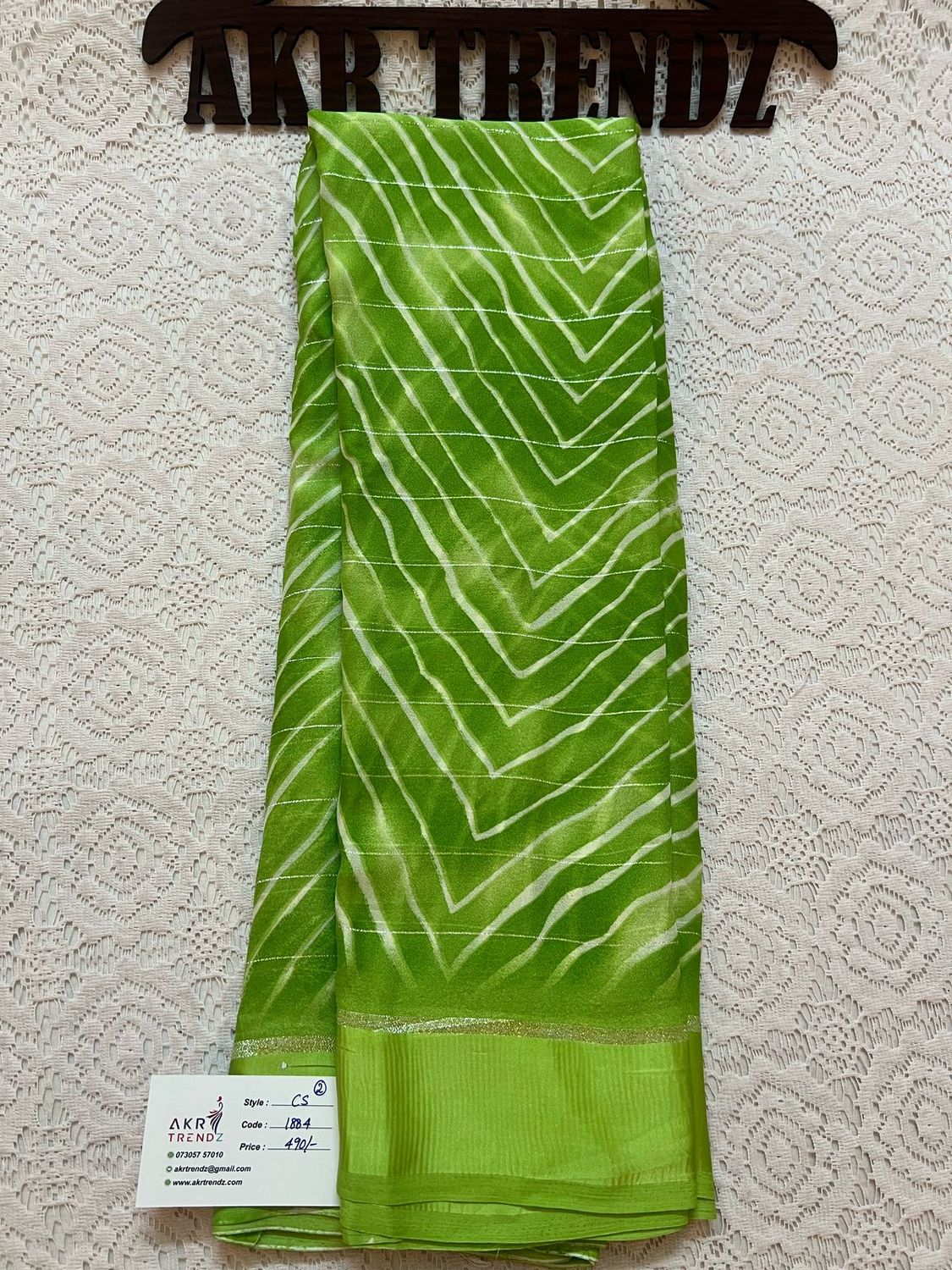 Satin Border Georgette sarees​