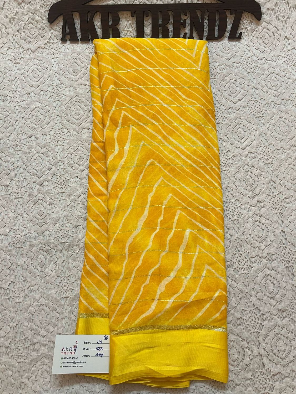 Satin Border Georgette sarees​