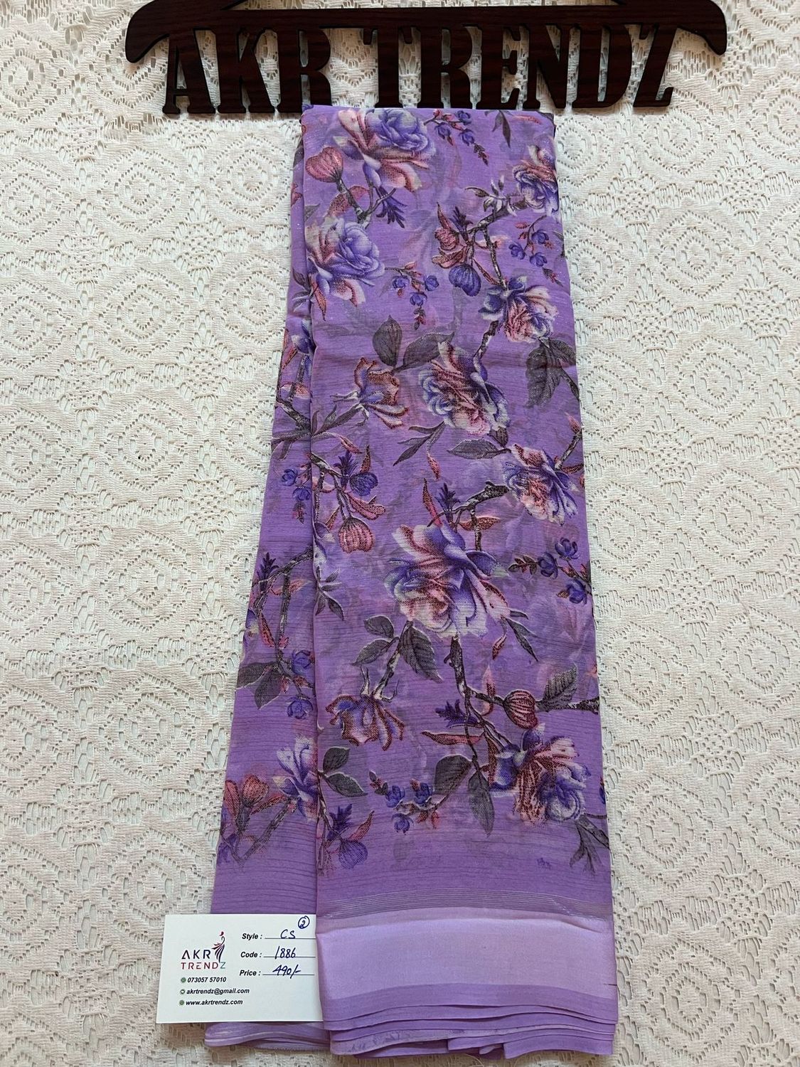 Satin Border Georgette sarees​
