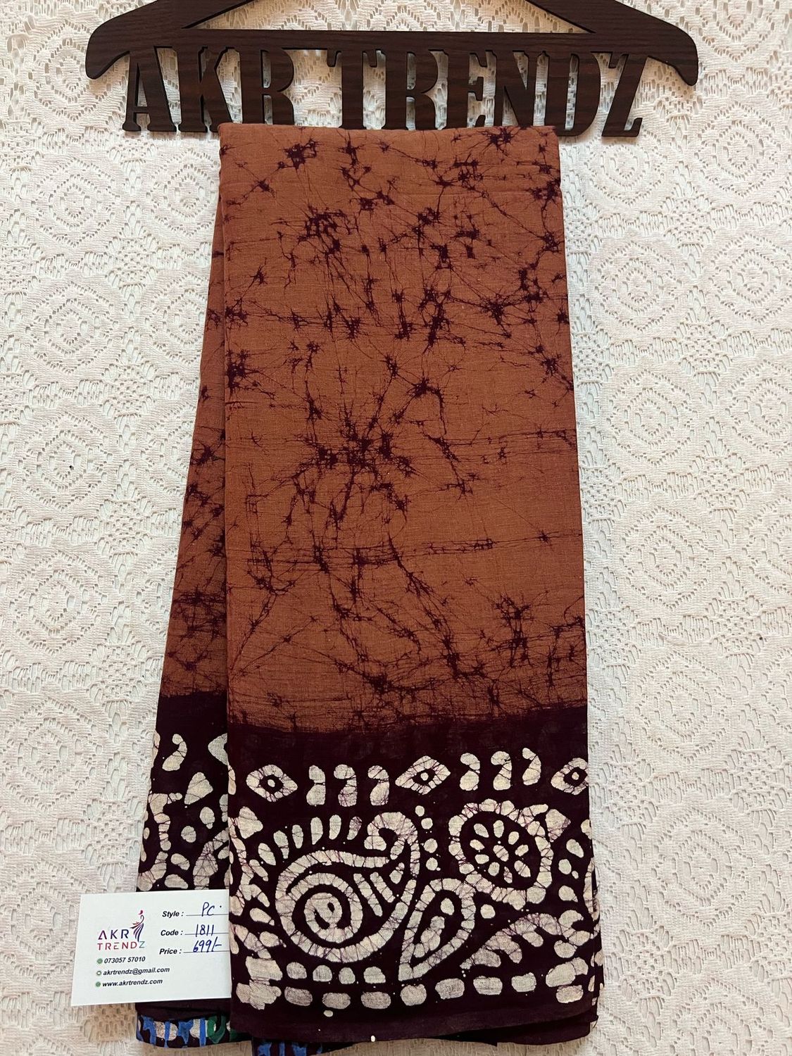 Pure cotton Batik sarees