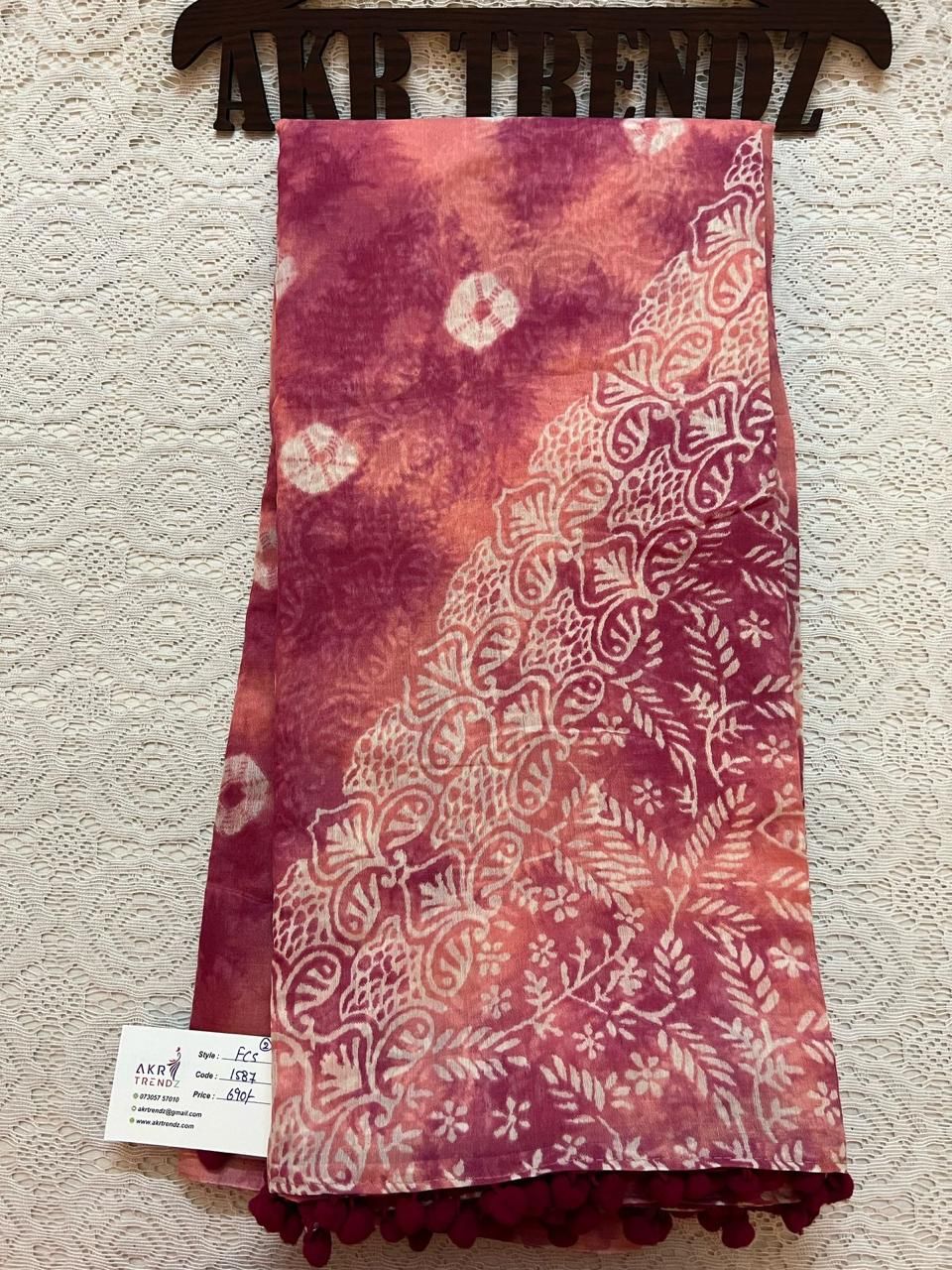Fancy cotton sarees