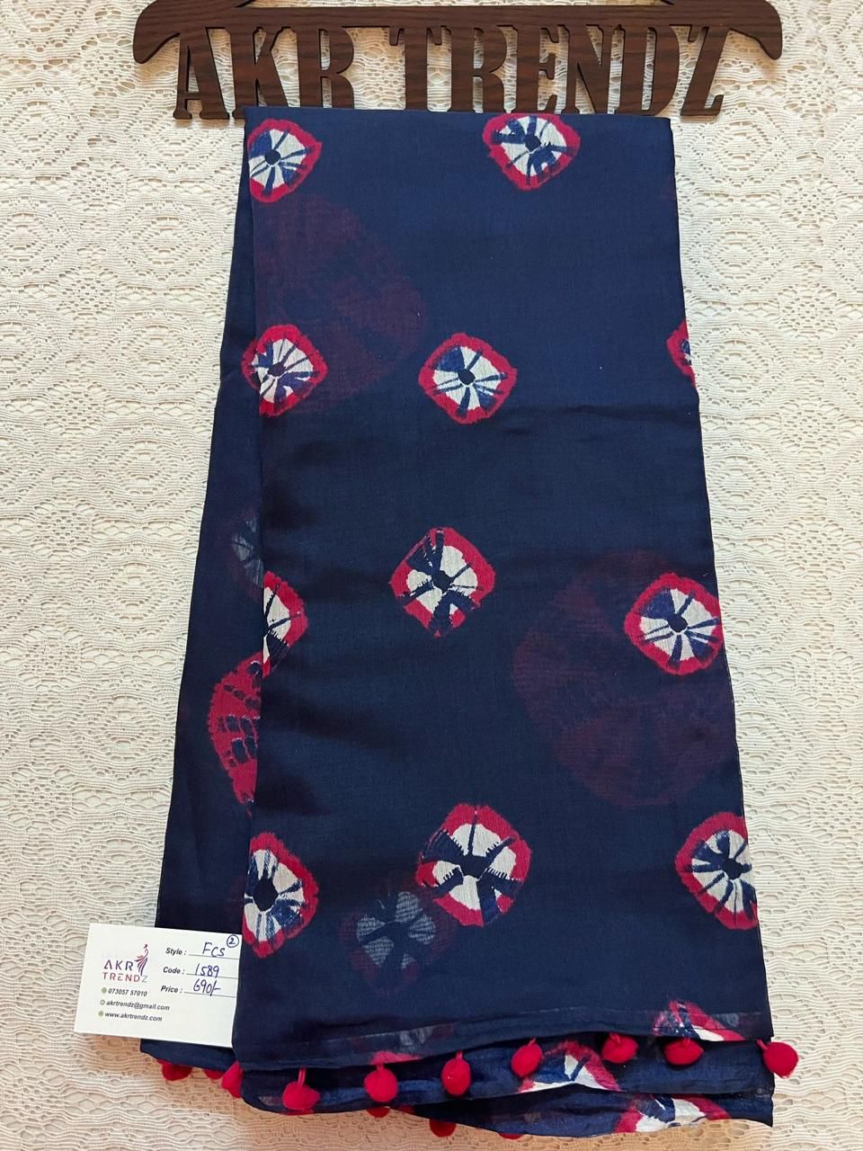 Fancy cotton sarees