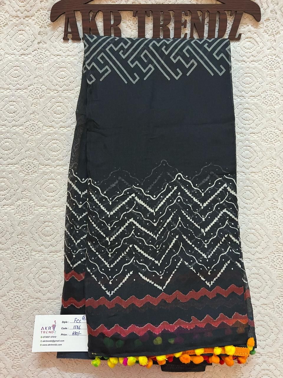 Fancy cotton sarees