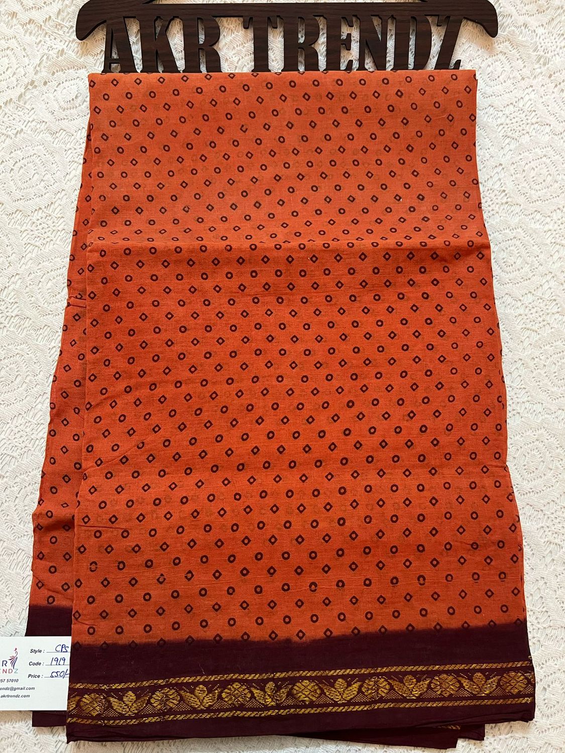 Sungudi cotton sarees