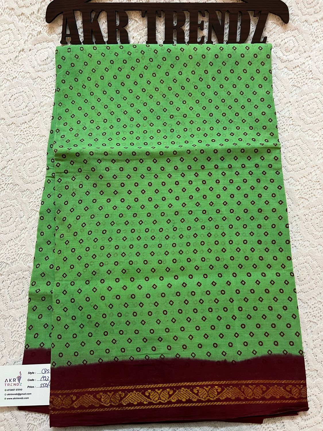 Sungudi cotton sarees