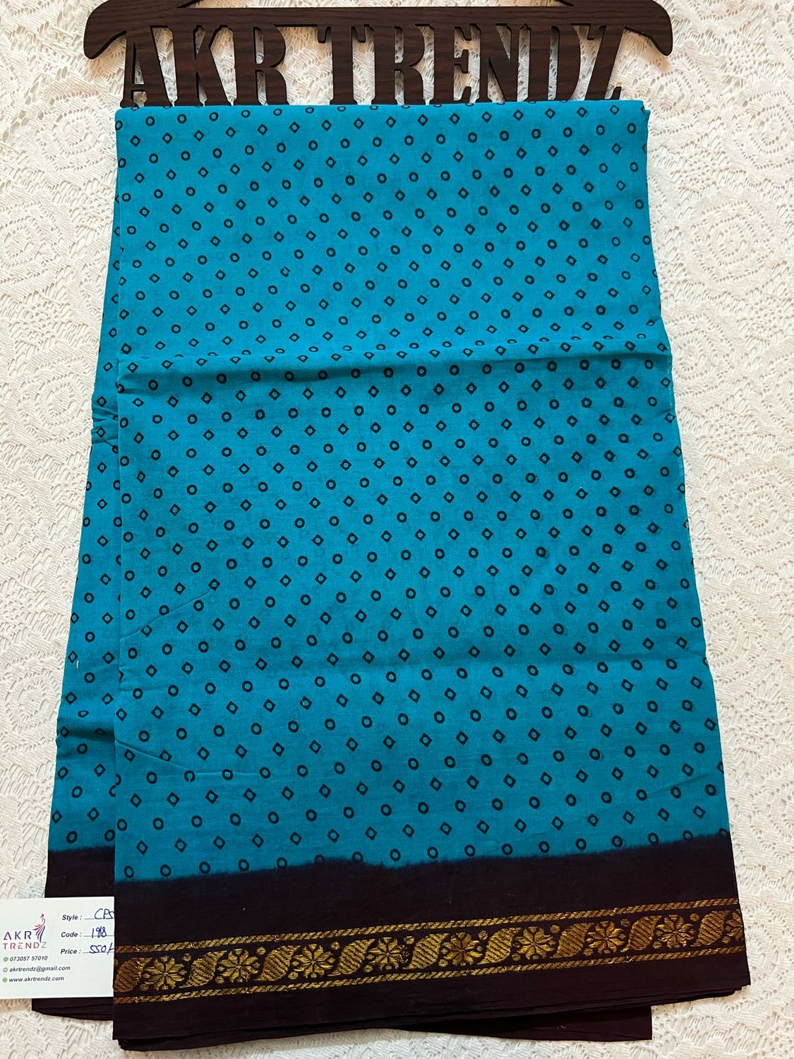 Sungudi cotton sarees
