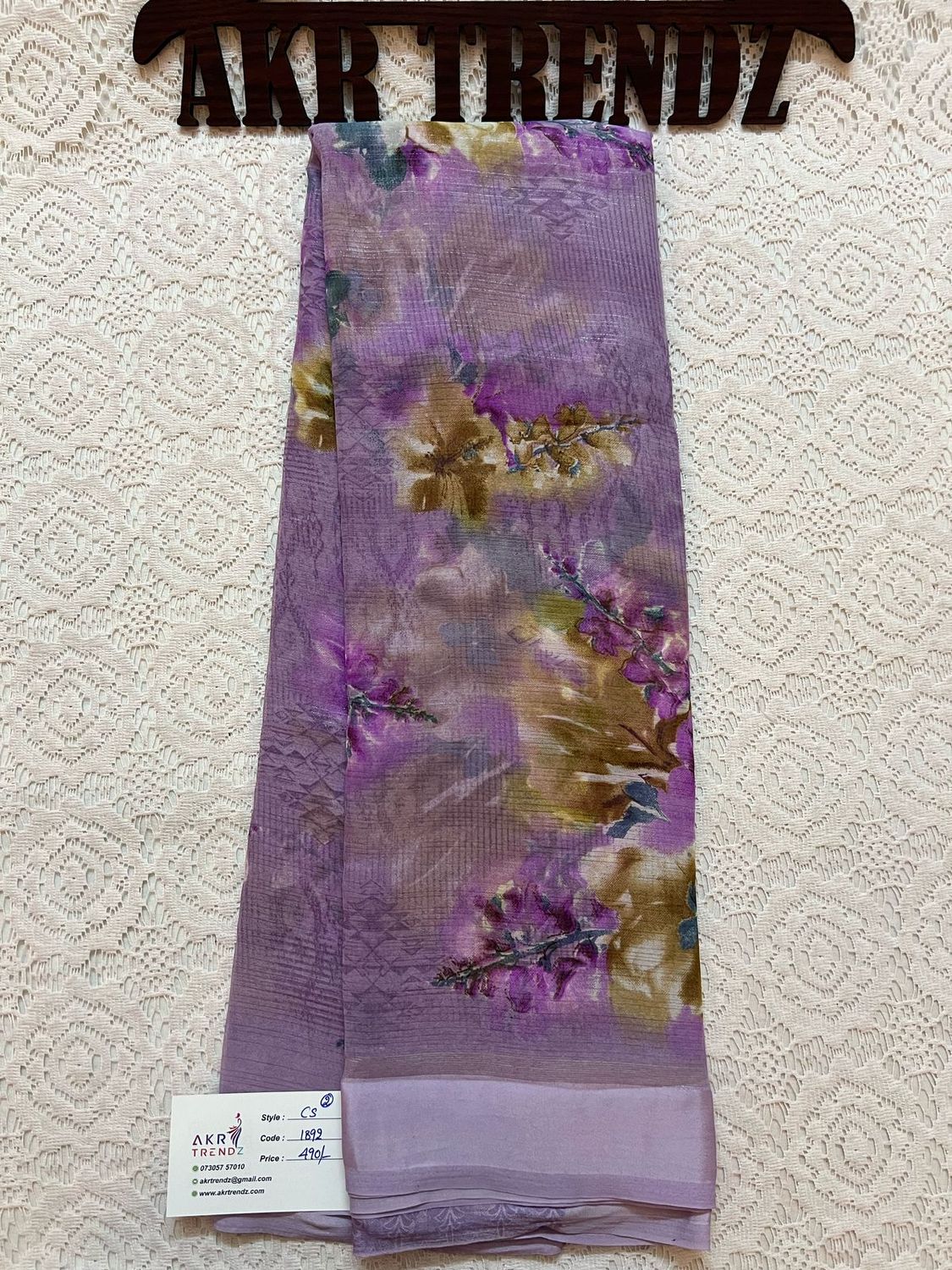 Satin Border Georgette sarees​