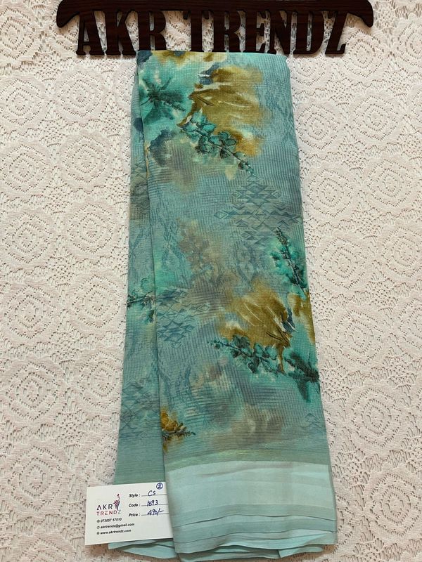 Satin Border Georgette sarees​