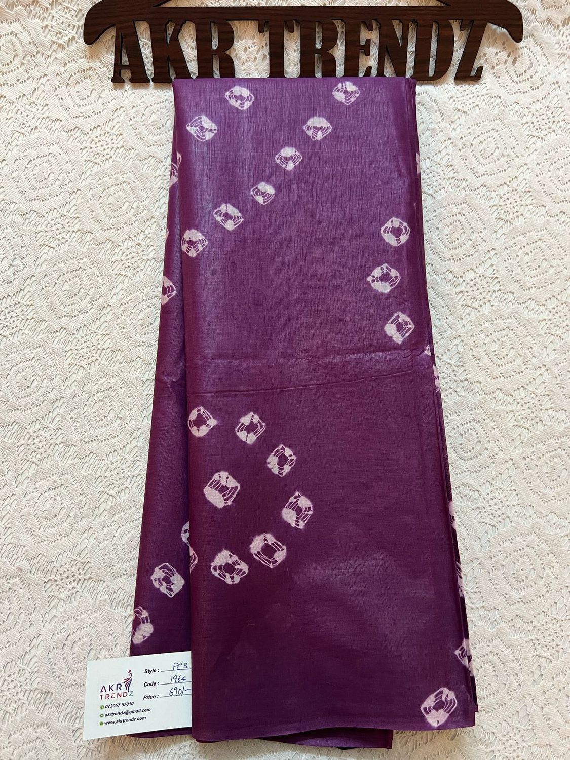 Bandhani pure cotton sarees