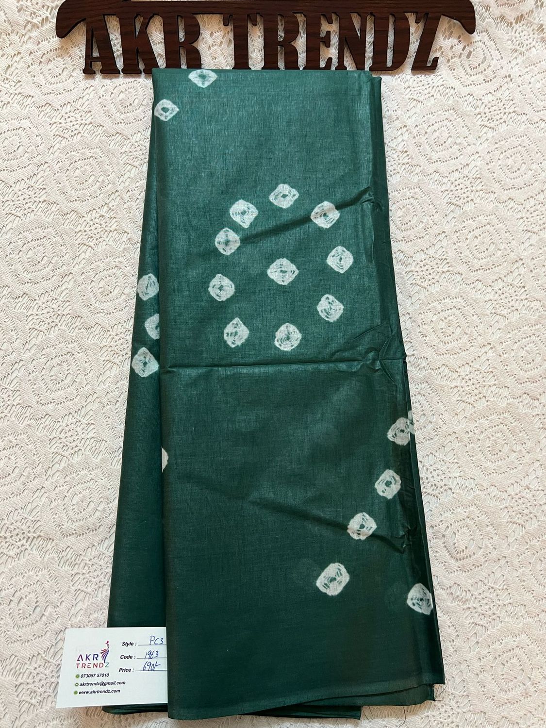 Bandhani pure cotton sarees