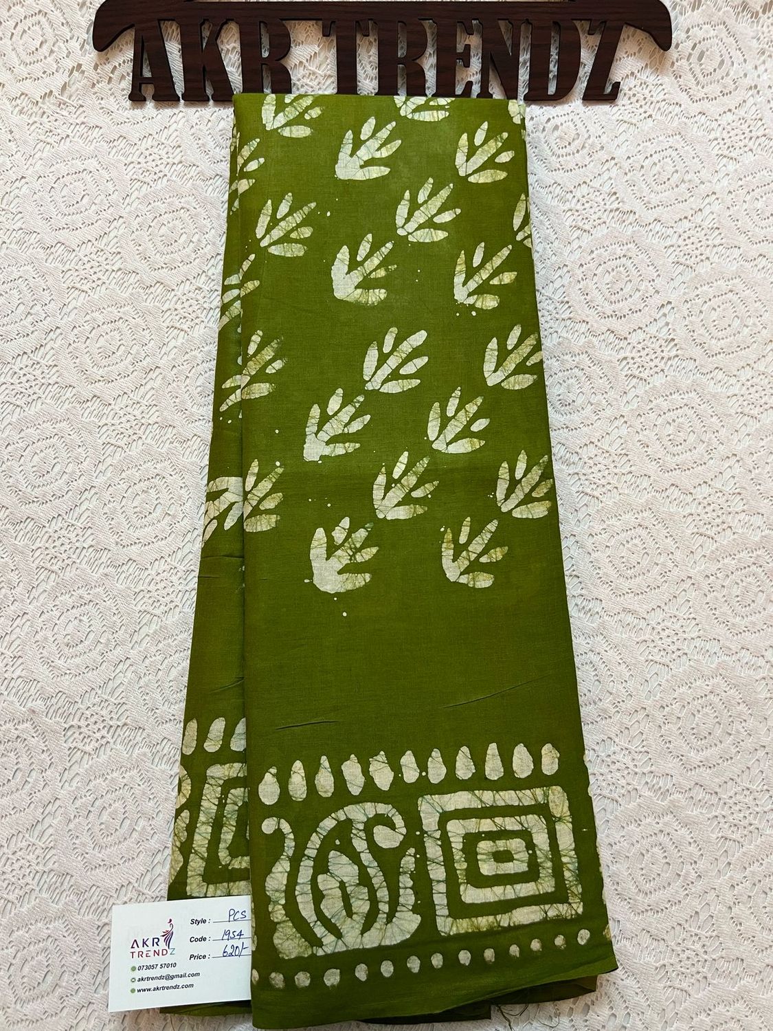 Pure cotton batik sarees
