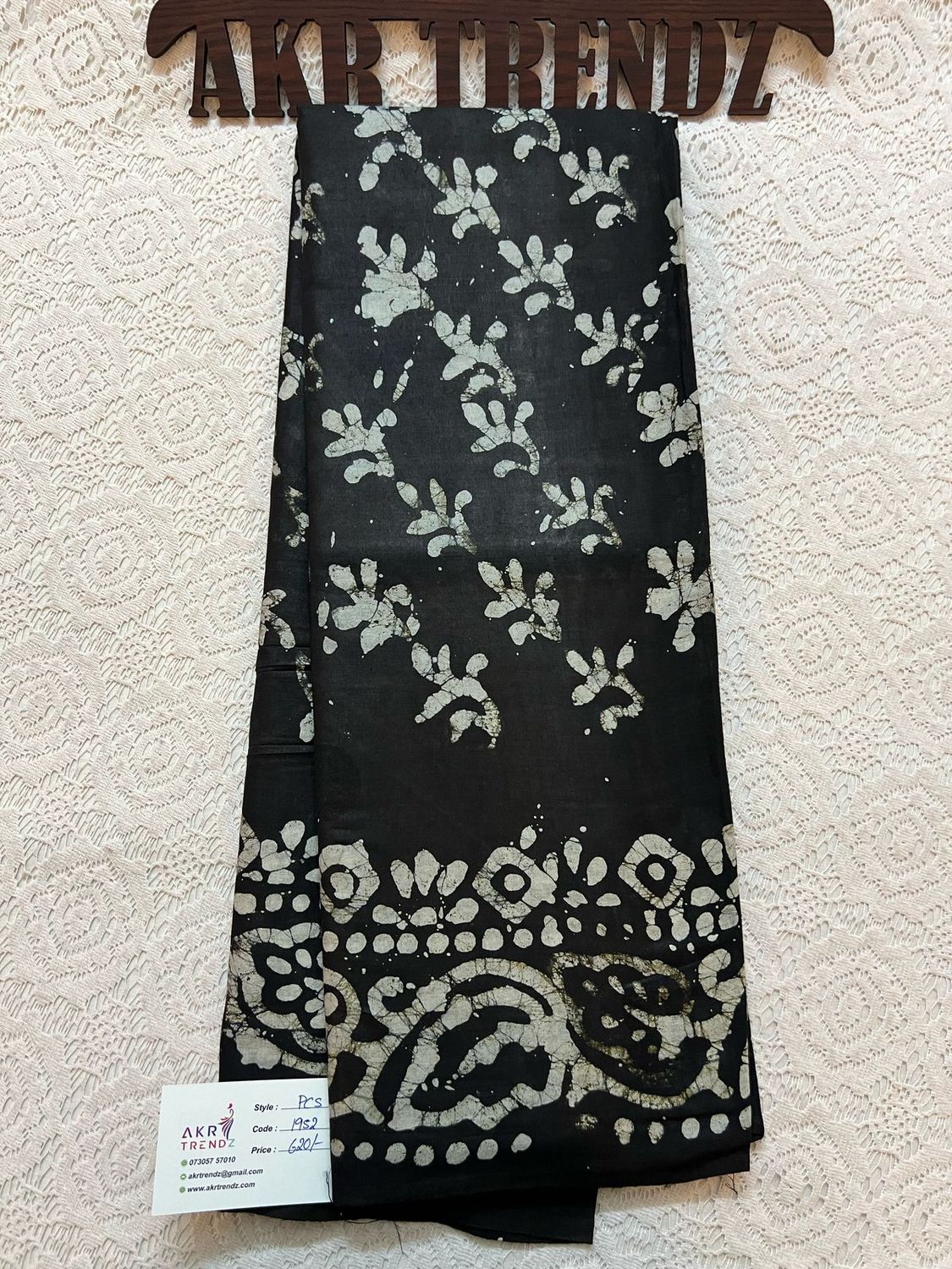 Pure cotton batik sarees