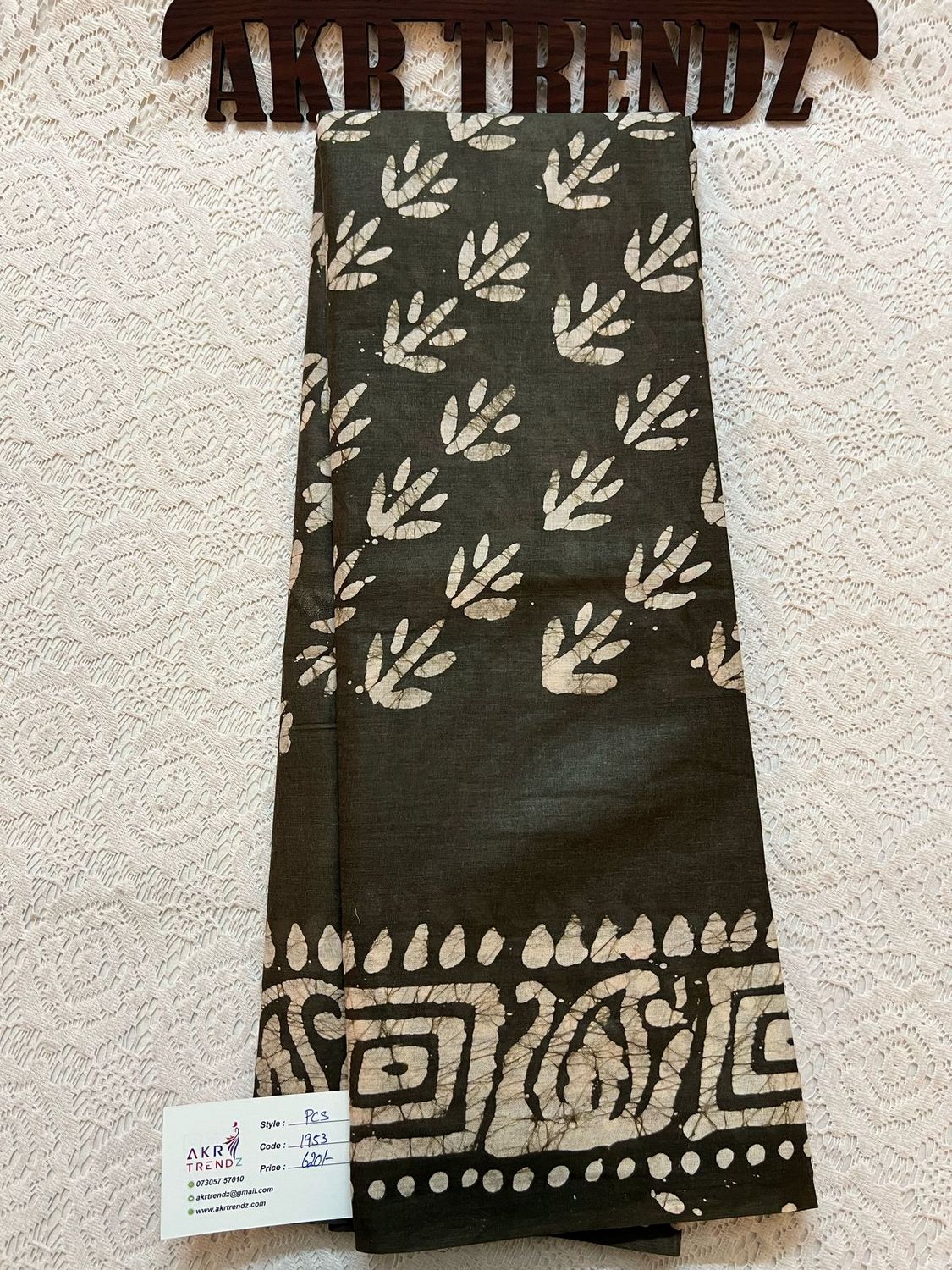 Pure cotton batik sarees