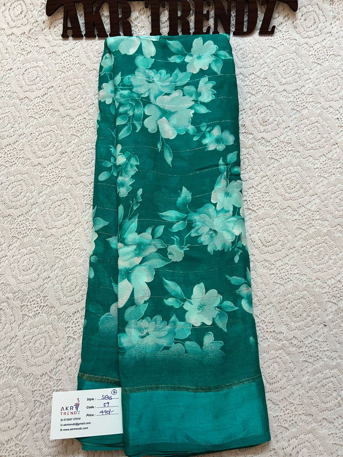 Satin Border Georgette sarees​
