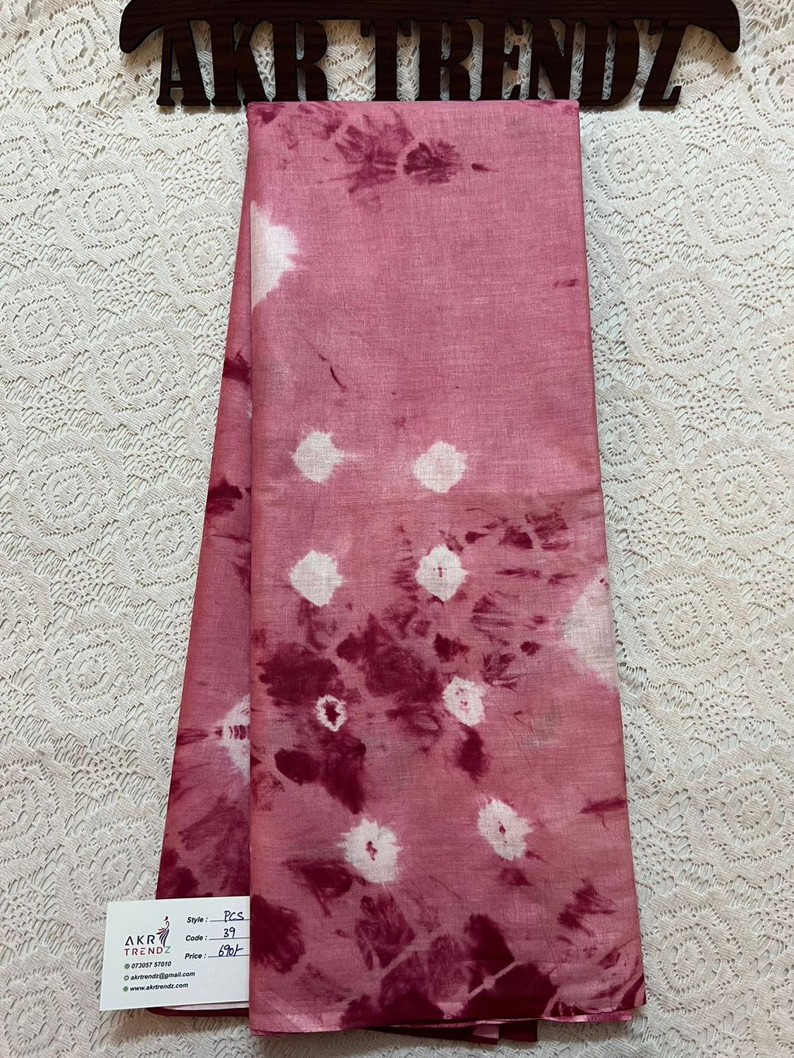 Bandhani pure cotton sarees