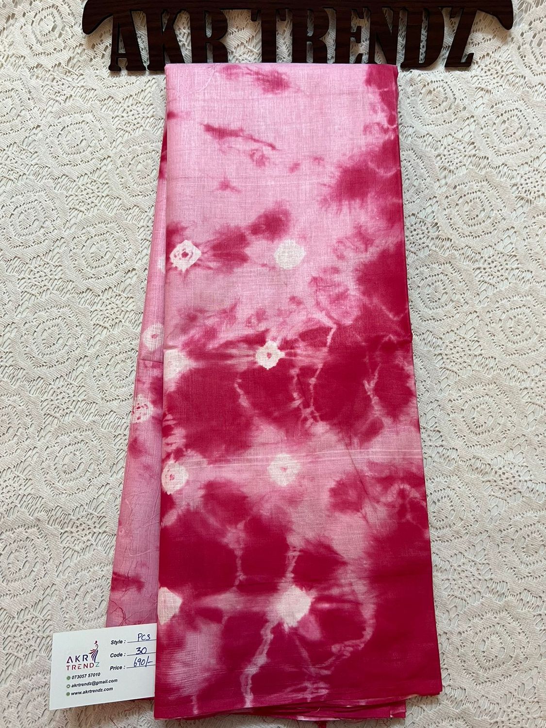 Bandhani pure cotton sarees