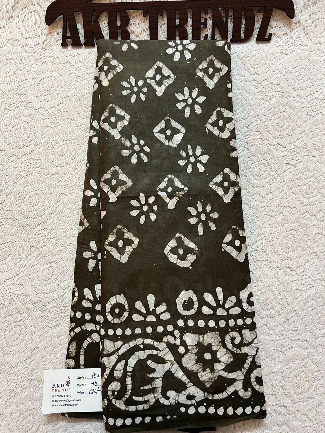 Pure cotton batik sarees