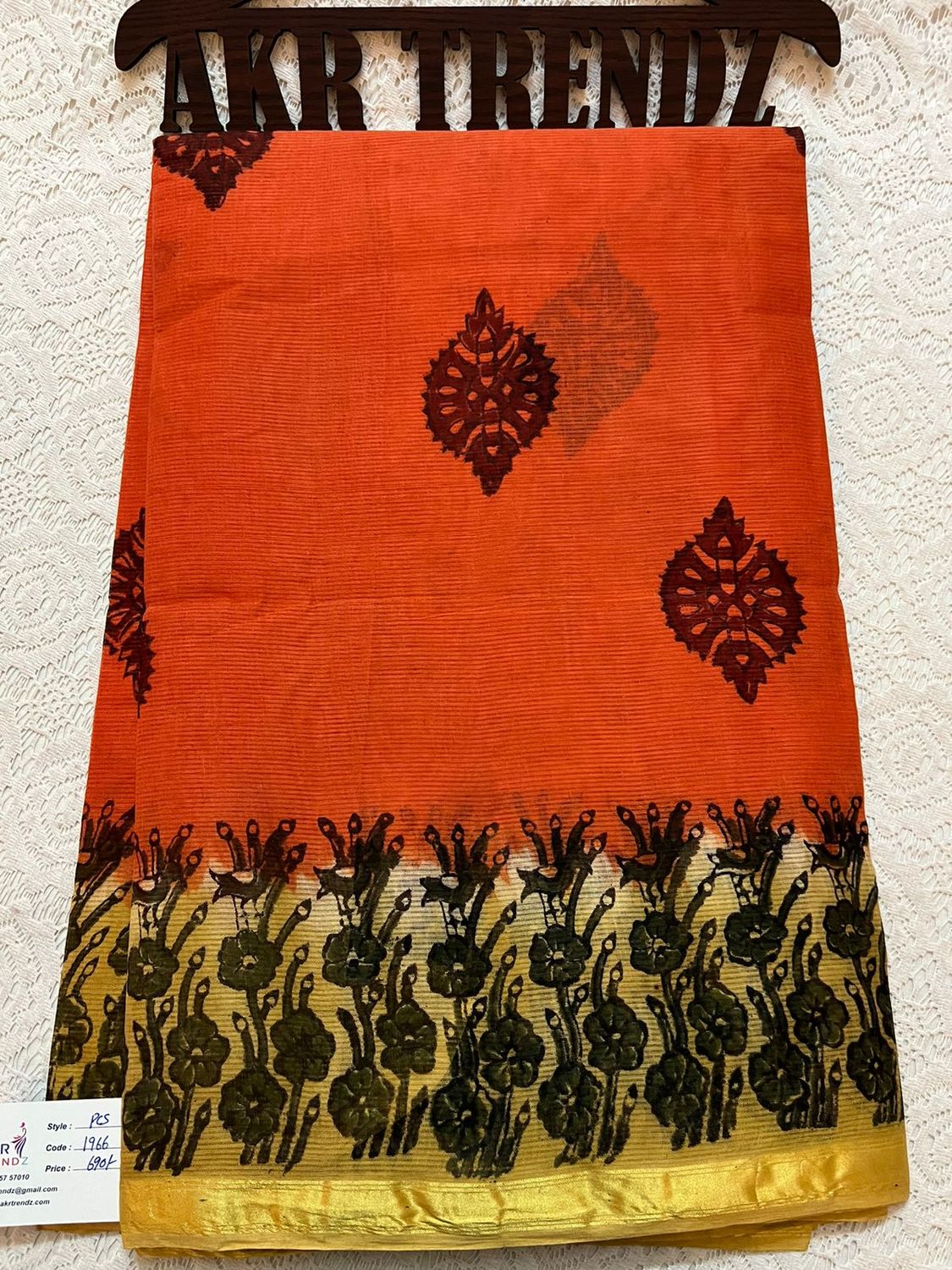 Summer pure cotton sarees
