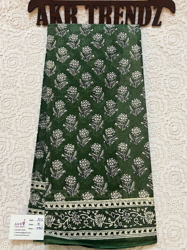Summer pure cotton sarees