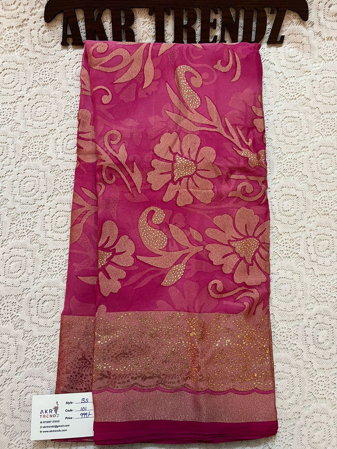 Fancy Brasso sarees​