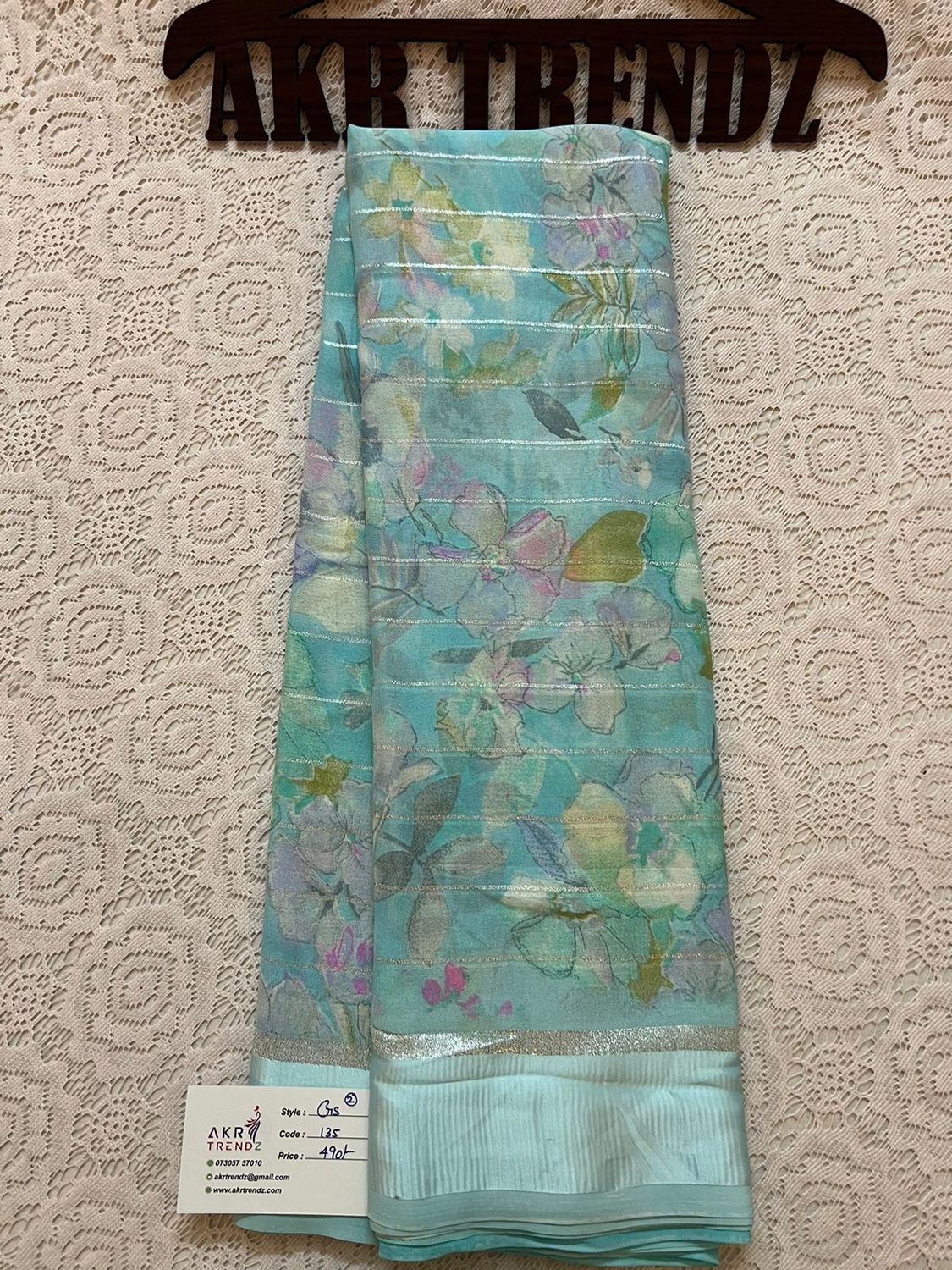 Satin Border​ Georgette Sarees