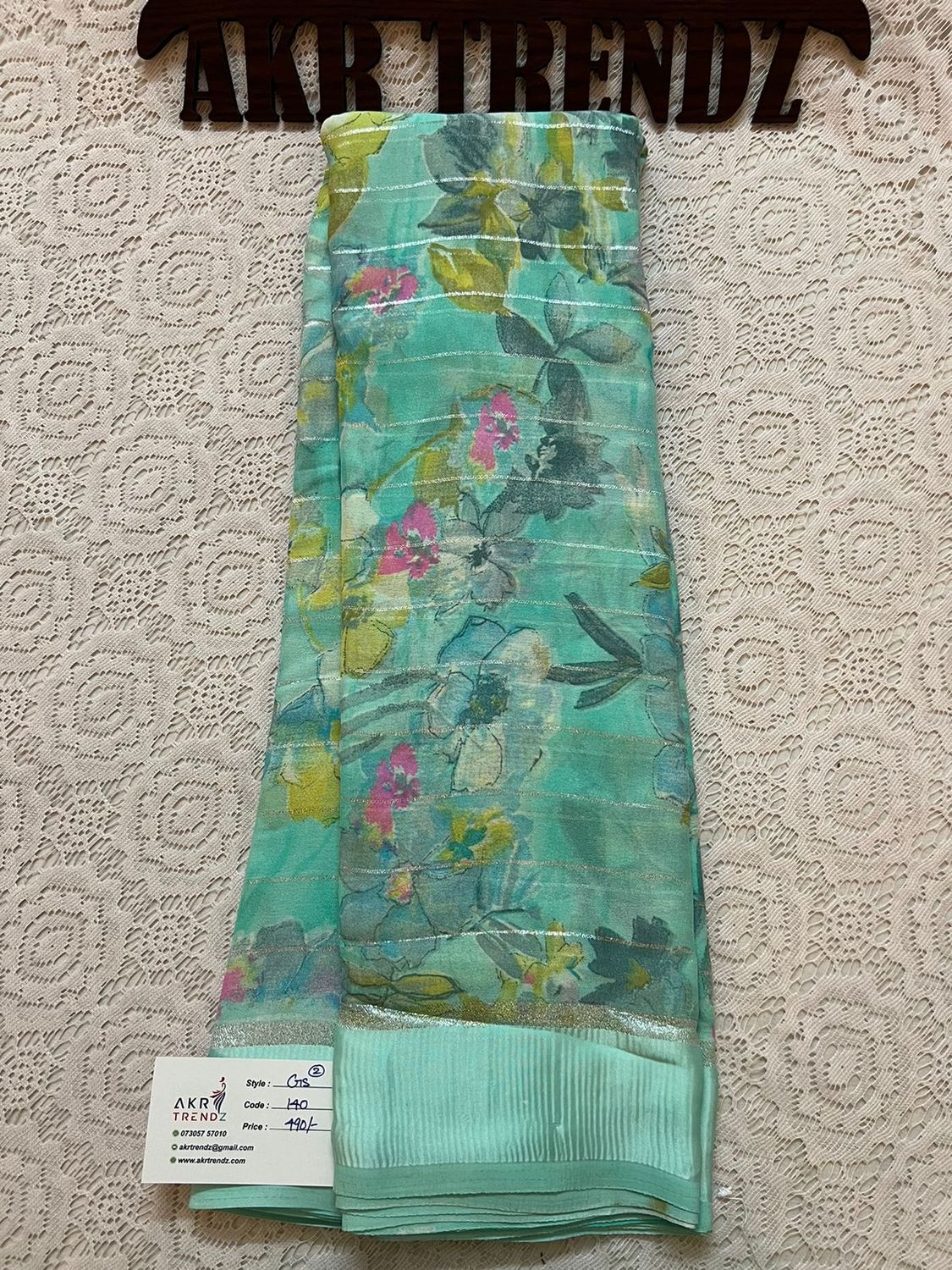 Satin Border​ Georgette Sarees