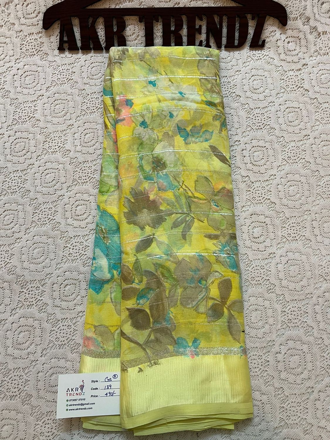 Satin Border​ Georgette Sarees